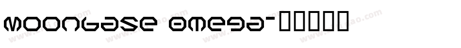 Moonbase Omega字体转换